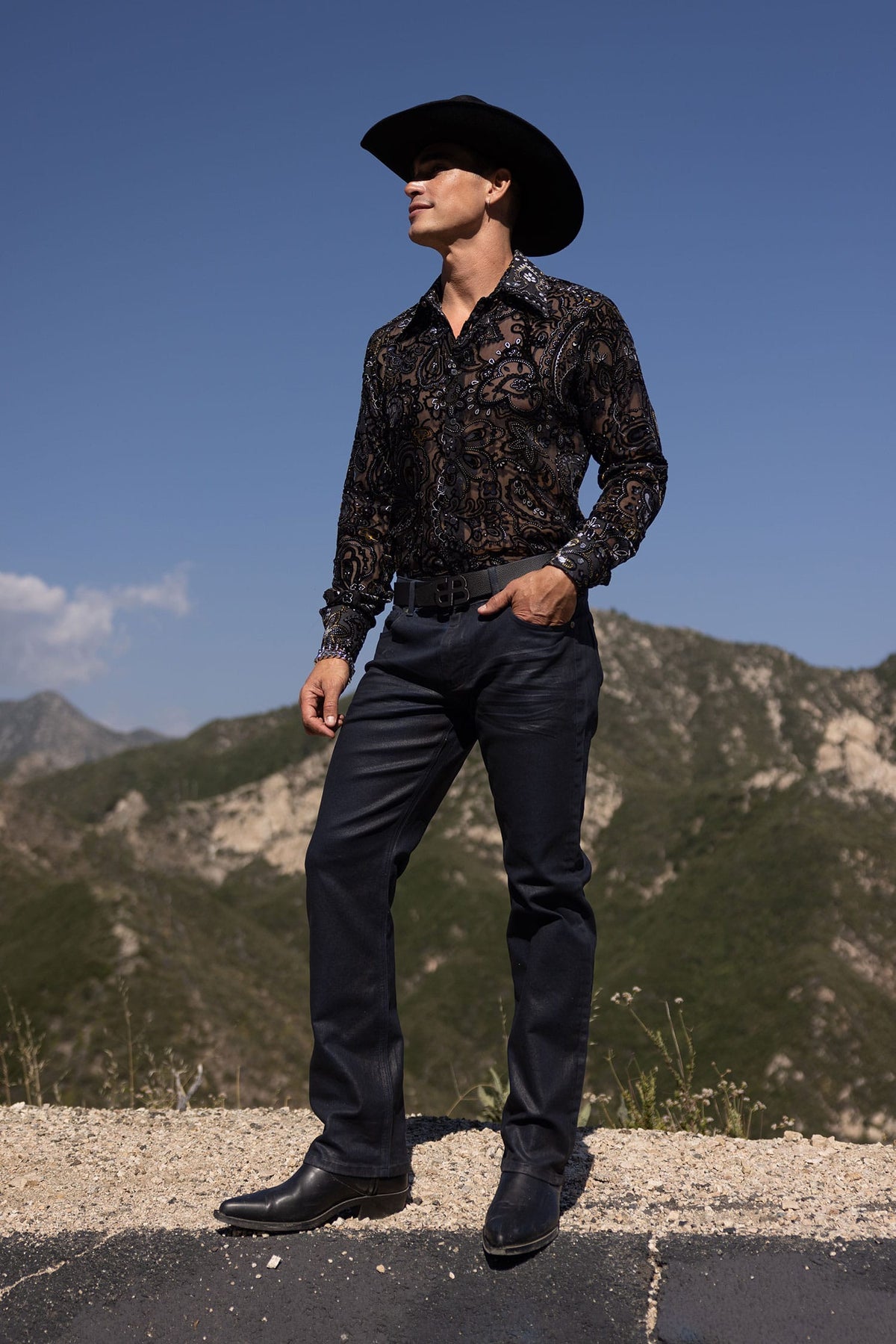 Valluto Paisley Long Sleeve Shirt