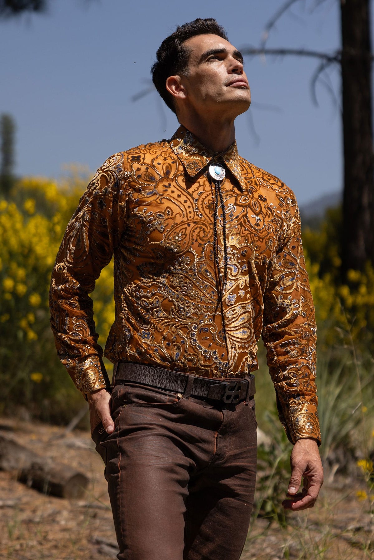 Valluto Paisley Long Sleeve Shirt
