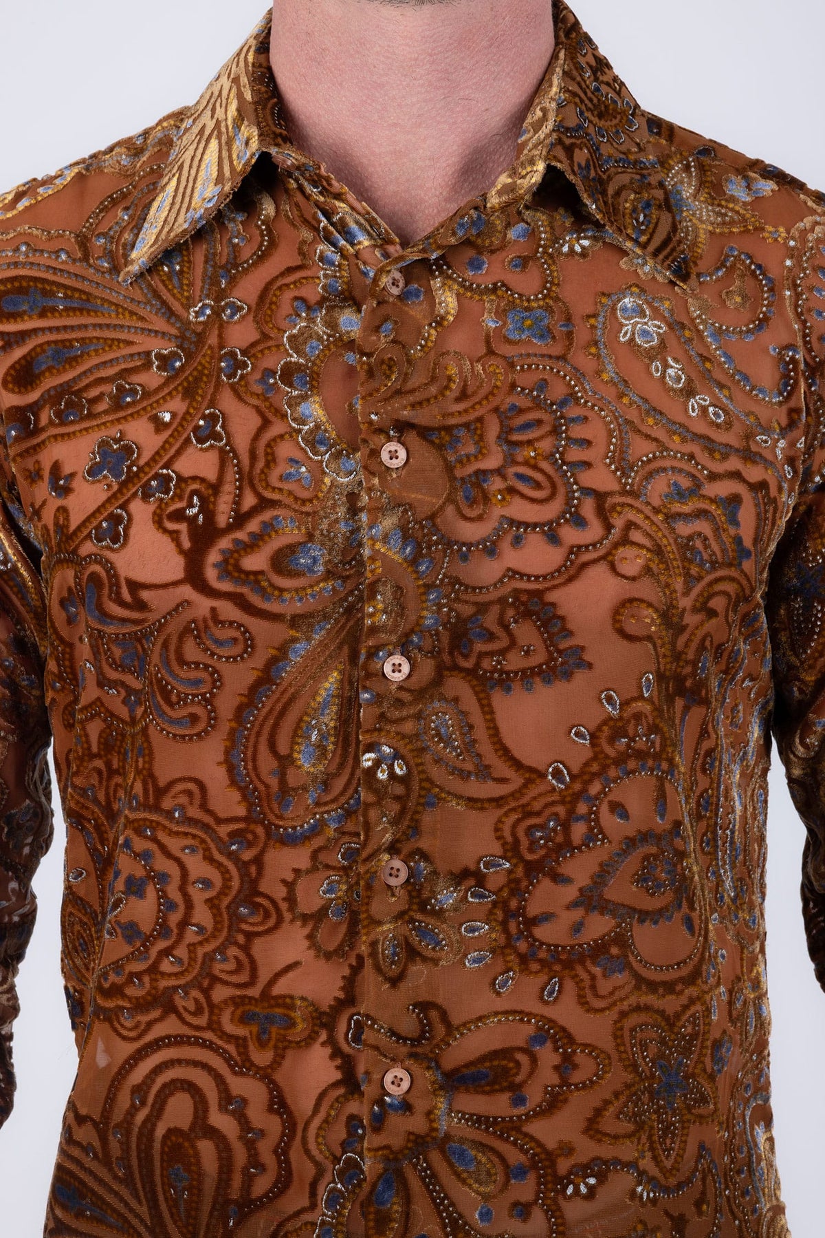 Valluto Paisley Long Sleeve Shirt