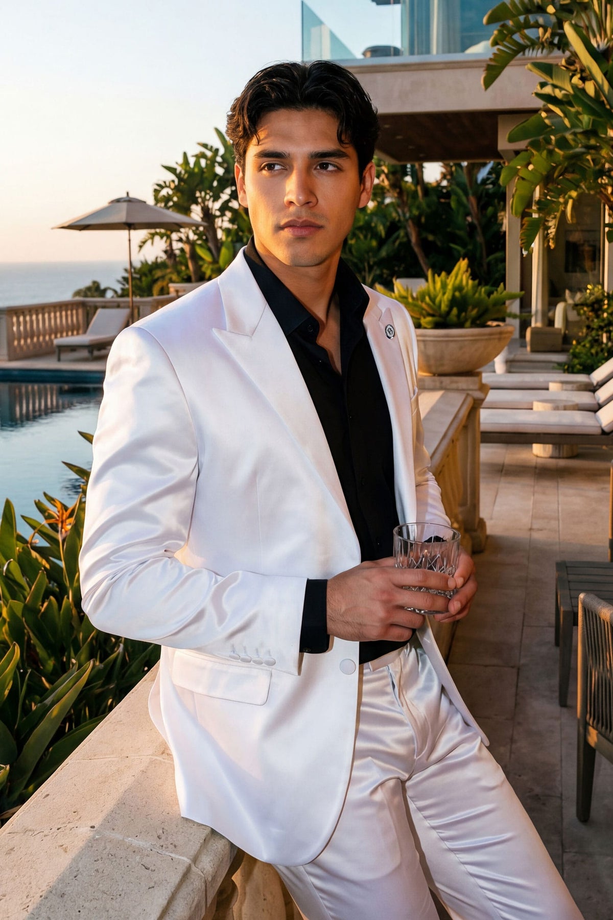 Ardent Satin Blazer