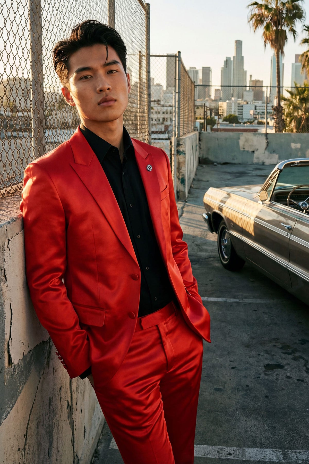 Ardent Satin Blazer