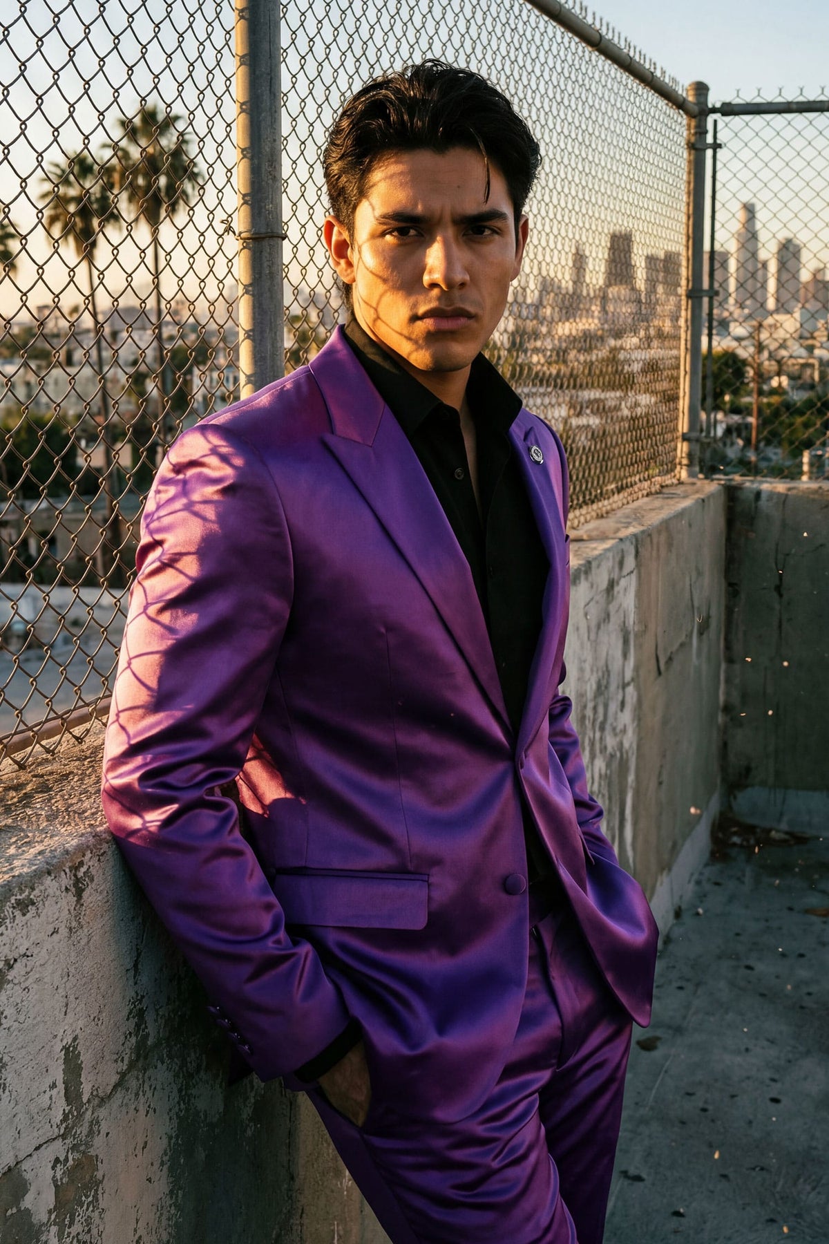 Ardent Satin Blazer