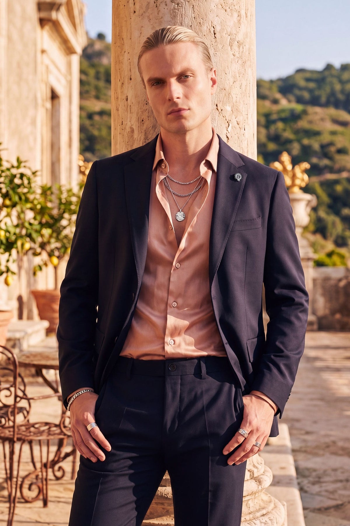 Quentin Tech-Stretch Notch Lapel Suit