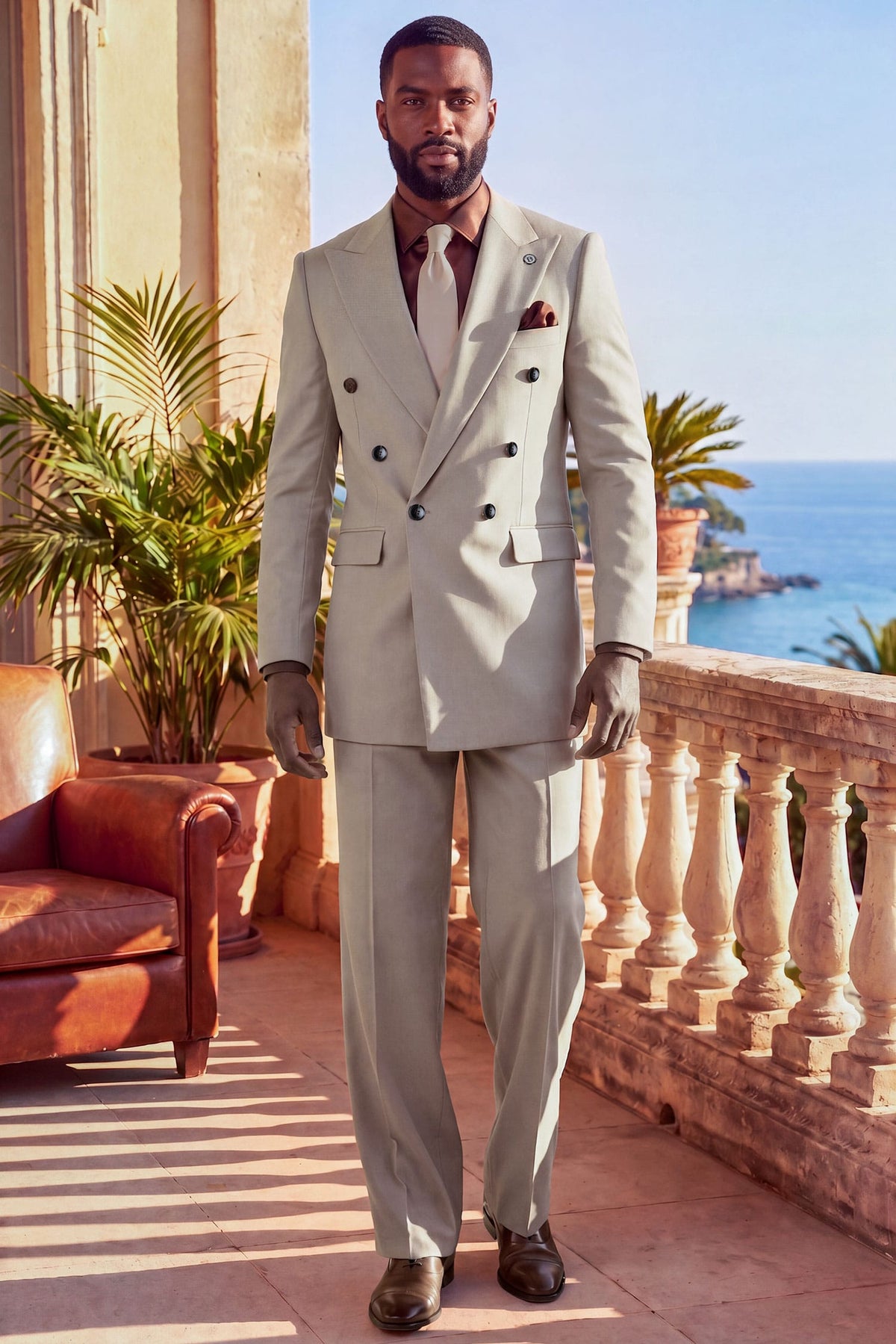 Mistcape Stable Peak Lapel Suit